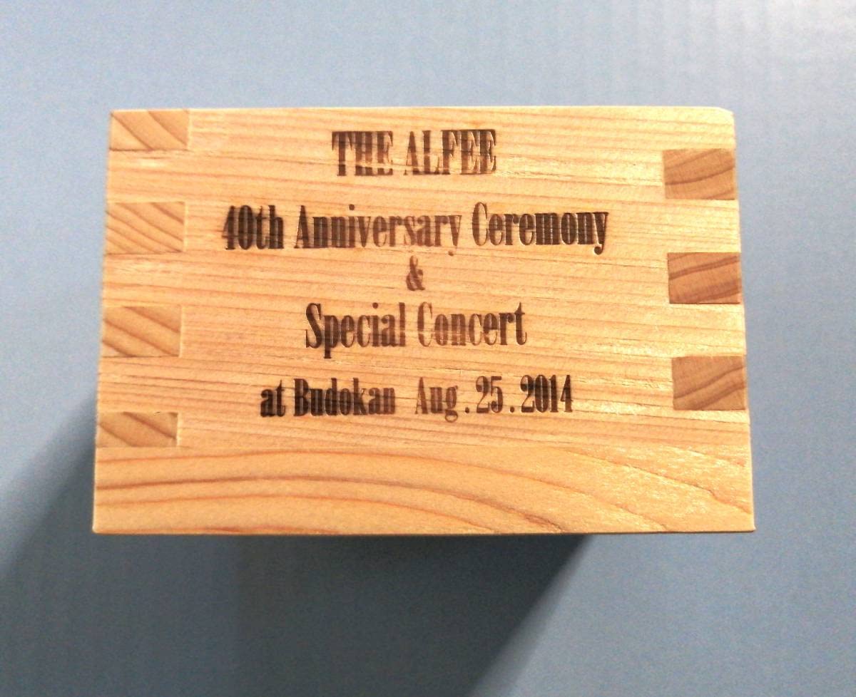 Amazon.co.jp: ALFEE B⑩ プリントサイン入枡 40th Anniversary＆